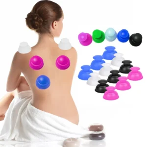 Silicone Massage Vacuum Suction Cupping Therapy Cups Set