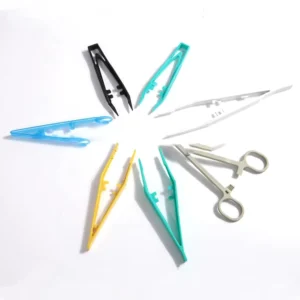 Silicone Tweezer Tongs Medical Equipment Disposable Biopsy Forceps