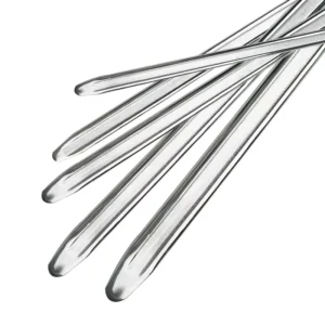 Silver Industrial Grade 45 Steel Tire Repair Tools with Round End Tip Pry Bar and Spoons for Motorcycle Bicycle Automobile