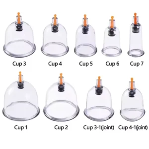 Single Cupping Cup Juego De Ventosas Acupuntura Ventouse Hijama Cupping Plastic Suction Cup Hijama Cups