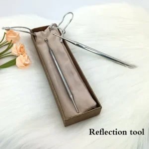 Single head Reflexology Massage Tool Stainless Steel Deep Tissue Massage Manual Acupuncture Pen Metal Body Therapy Stick
