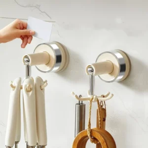 Six Claw Vacuum Suction Cup Hook with 360 Degree Rotating Suction and Detachable Suction Cup Hook