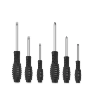 Small DIY Grade 3mm 4mm 5mm Phillips Screwdriver with Plastic Handle Plain Finish for Precision Work