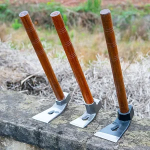 Small Heavy Duty Adze Hoe Lightweight Hard Wood Handle Household Vegetable Multifunctional Manganese Steel Weeding Planting