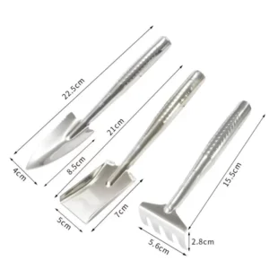 Small Metal Square Shovels Dig Holes and Loosen Soil for Gardening Tools
