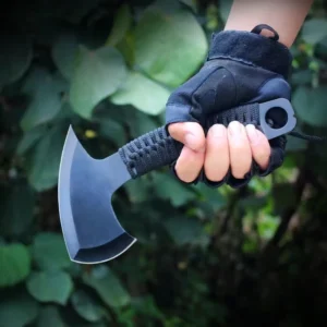Small Outdoor Survival Hatchet Sharp Tomahawk Camping Double Blade Tactical Axe With Sheath