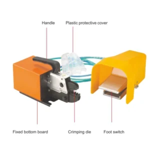 Small Pneumatic Terminal Crimper Multi Function Wire Terminal Crimping Machine