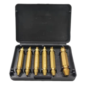 Small Quick Damaged Screw Extractor Kit Easy Demolition Hss Drill Bit Set for Bolt Screw Remover 001