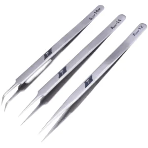 Smd Hot Tweezer Straight Tweezer Smd Soldering Tweezers for Mobile Phone Laptop Watch Repair