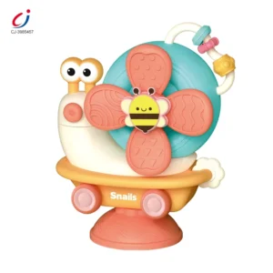 Snail Trade Suction Cup Educational Snail Bath Toy Windmill Snail Fine Motor Skills Sensory Spinner Toy