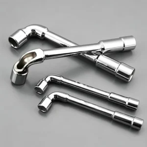 Socket Wrench Hexagonal Multipurpose L Shaped Spanner Portable Hand Tool Double End Socket Wrench for Car Repair