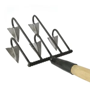 Stable Carbon Steel Handheld Durable Household Weeding Gardening Planting Tool Hoe