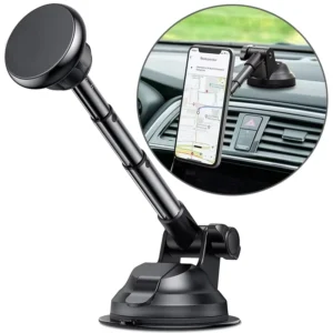 Stable Magnetic Car Phone Mount Universal Suction Cup Mobile Phone Holder Mobile Phone Support Stand