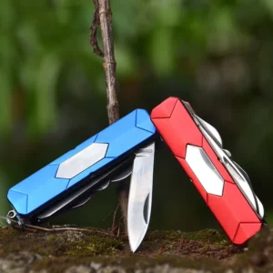 Stainless Steel Blade KE20 Model Folding Knife with Bottle Opener & Saw 55mm Blade OEM Customized