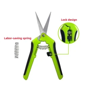 Stainless Steel Branch Pruning Shears Garden Orchard Plant Flower Fruit Tree Branch Grafting Scissors