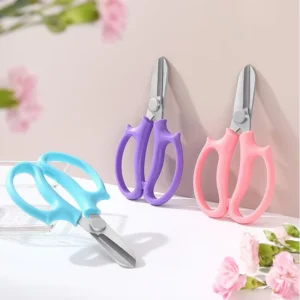 Stainless Steel Colorful Garden Shears Florist Scissors Floral Scissors Gardening Flower Pruning Tools
