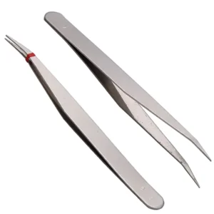 Stainless Steel Elbow Tweezers for Insect Transfer Juice Extraction Beekeeping Tools