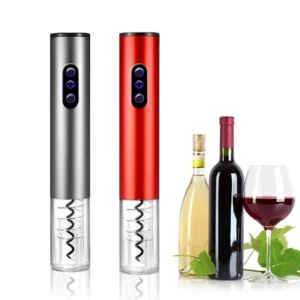 Stainless Steel Electric Wine Bottle Opener Set Automatic Portable Corkscrew Module for Bar Home Party