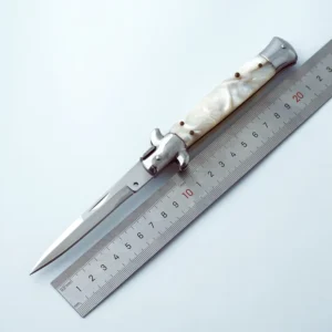 Stainless Steel Folding Knife with Resin Handle Customizable OEM Outdoor Camping Hunting Knives for Industrial Use