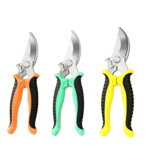 Stainless Steel Garden Hand Tools Scissors Pruner Secateurs Sharpener Loppers Bonsai Flower Snip Floral Cultivation Tool
