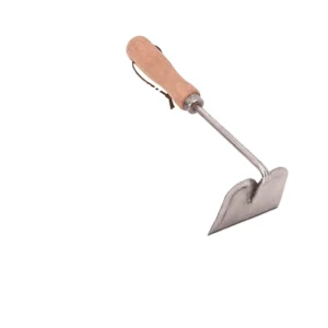 Stainless Steel Garden Hoe with Wooden Handle for Loosening Soil & Weeding