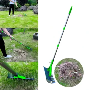 Stainless Steel Material Garden Weeding Hoe Cultivator Dutch Stirrup Hoe Weed Removal Tool Thatch Rake