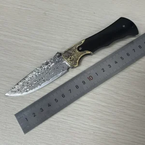 Stainless Steel Material Type Utility Outdoor Camping Tactical Hunting Survival Folding Pocket Knives Damascus Kitchen Knife