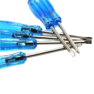 Stainless Steel Mini Screwdriver Tool 2 mm Pocket Slotted Phillips for Toys Watches Phones Computers