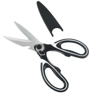 Stainless Steel Multi Functional Kitchen Scissors Meat Scissors with Plastic Handle Cutting Tool
