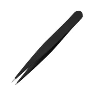 Stainless Steel Precision Eyebrow Tweezers with Slanted Tip for Facial Hair Makeup Tool for Women and Men