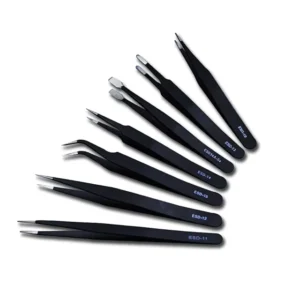 Stainless Steel Rust proof and Wear resistant Anti static ESD Series Tweezer