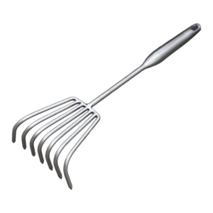 Stainless Steel Small Rake Horticultural Soil Loosening Weeding Catching Bedo Tooth Agricultural Rake Loosening Tool