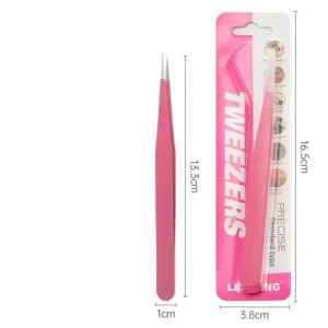 Stainless Steel Tweezers Candy Color Series Macaron Color Hand Ledger Sticker Tool Accessories 14Models