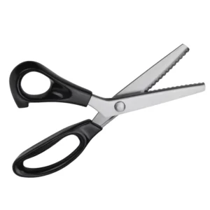 Stainless Steel Zig Zag Sewing Scissors Triangle Pinking Shears for Fabric Crafts Household Handicraft Scissors Tailoring
