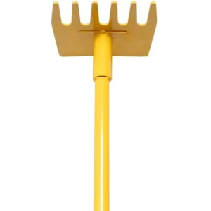 Steel Handle Fire Rake for Forest and Garden Firefighting Hand Rake Hoe Combination Tool Forester Dump Rake