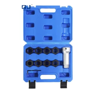 Steel Impact Damaged Bolt Nut Remover Extractor Socket Tool Set Removal Twist Socket Wrench Sliding Screw Extractor Case OEM ODM