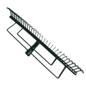 Steel Leaf Rake No Handle Remove Plant Garden Tool Powder Coated Rake for Garden Care