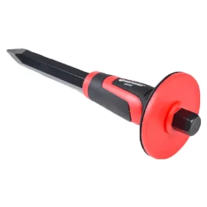 Steel Point Chisel with Sheath Plastic Handle Anti shock Ergonomic Design