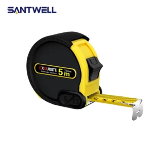 Steel Tape Measure 5m 7.5m 10m Metric Inch ABS TPR Housing Carbon Steel Blade Retractable Ruler