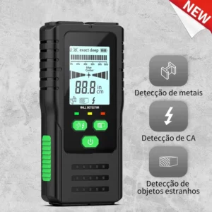 Stud Finder Wall Scanner Cable Wires Depth Tracker Wall Metal Detector Electronic Backlit Black AC Wood Finder
