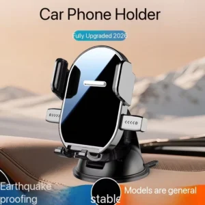 Suction Cup Car Phone Holder Universal Navigation Bracket for New Energy Vehicles EV Smartphone Dashboard Windshield Mount