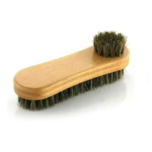 Suede Shoe Brush Cleaning for Boots and Other Leather Horsehair Shoe Shine Brushes Portable Shoe Polishing Brush