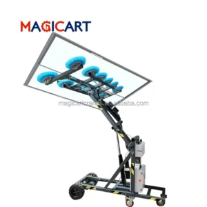 Suitable for Large size Glass Electric Glass Suction Cup Car Mobile Vacuum Lifter Strong Vacuum for Curtain Wall Installation