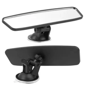 T 2241 Suction Cup Universal Baby Car Rearview Mirror 360 Rotates Wide Angle Rear View Mirror Auto Parts