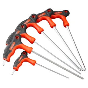 T-Handle Hex Key Hexagon Wrench Universal Allen Torx Ball Spanner Screw Nut Driver for Automobile Repair Hand Tool