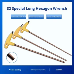 T type S2 Red Extension 200mm Extra Long 350mm Flat Head Ball Head Inner Hexagon Wrench Crutch Hex Key