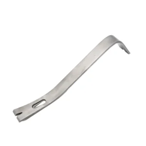 T1093 Titanium Flat Pry Bar with Two Claws Titanium Alloy Non magnetic Corrosion resistant Lightweight Tools