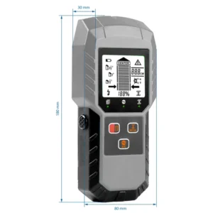 TH310 LCD Display Stud Finder for Wood Metal AC Live Wire Ferrous Non Ferrous Joist Detection