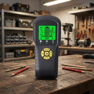 TH610 Black ABS Plastic Multi-Function Stud Finder Metal Wood AC Live Wire Detector Distinguishes Non-Ferrous Metals