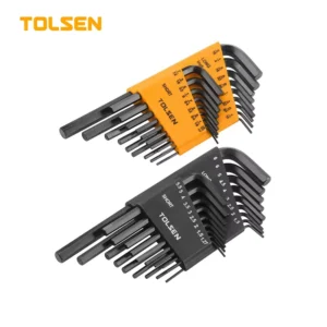 TOLSEN 20094 36pcs Heat Treated Hex Key Wrench Set